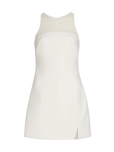 Elson Mesh Yoke Minidress