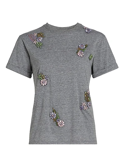 Crystal Ivy Shrunken Tee