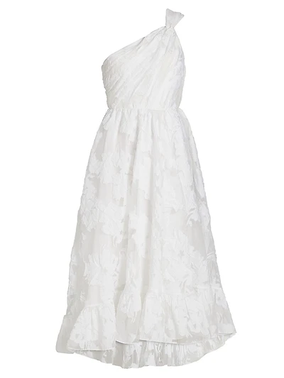 Asilia Paper Floral Organza Midi-Dress