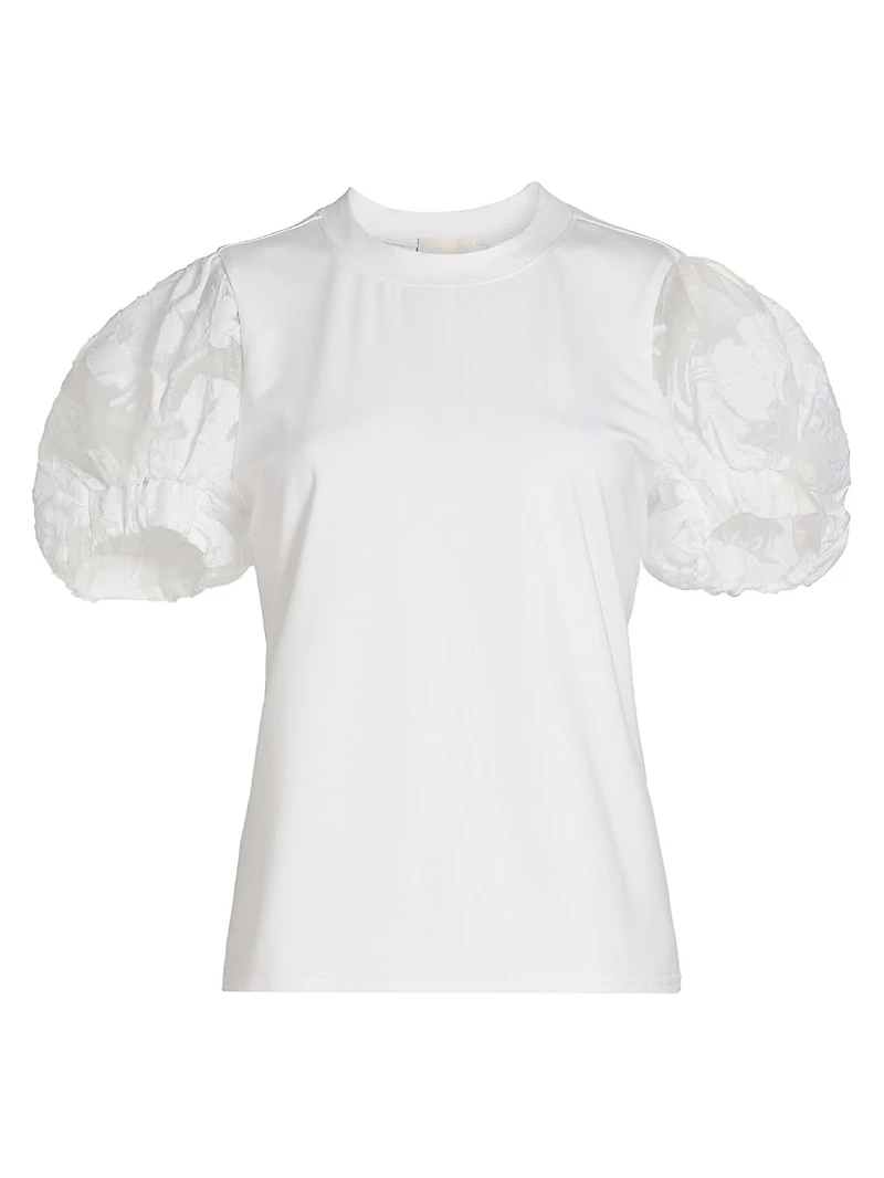 Paper Floral Organza Yashi Top