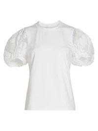 Paper Floral Organza Yashi Top