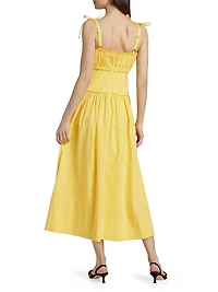 Maslow Pleated Midi-Dress