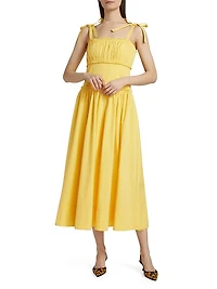 Maslow Pleated Midi-Dress