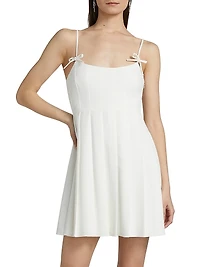 Letty Pleated Minidress