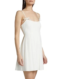 Letty Pleated Minidress