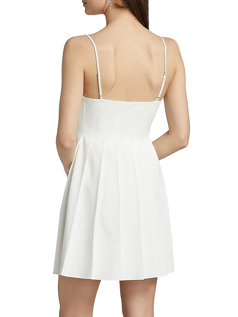 Letty Pleated Minidress