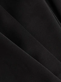 Athena Silk Cape-Detail Minidress
