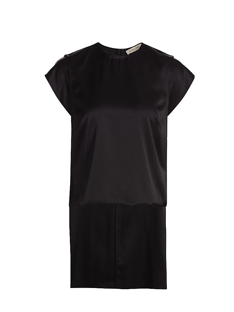 Athena Layered Silk Cape Top