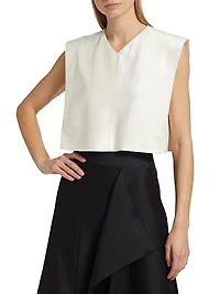Gemma Silk Sleeveless Top