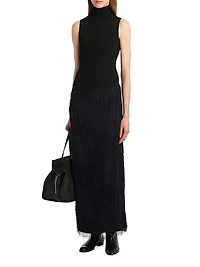 Quinn Fringe Maxi Skirt