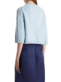 Sabina Drop-Shoulder Cashmere Sweater