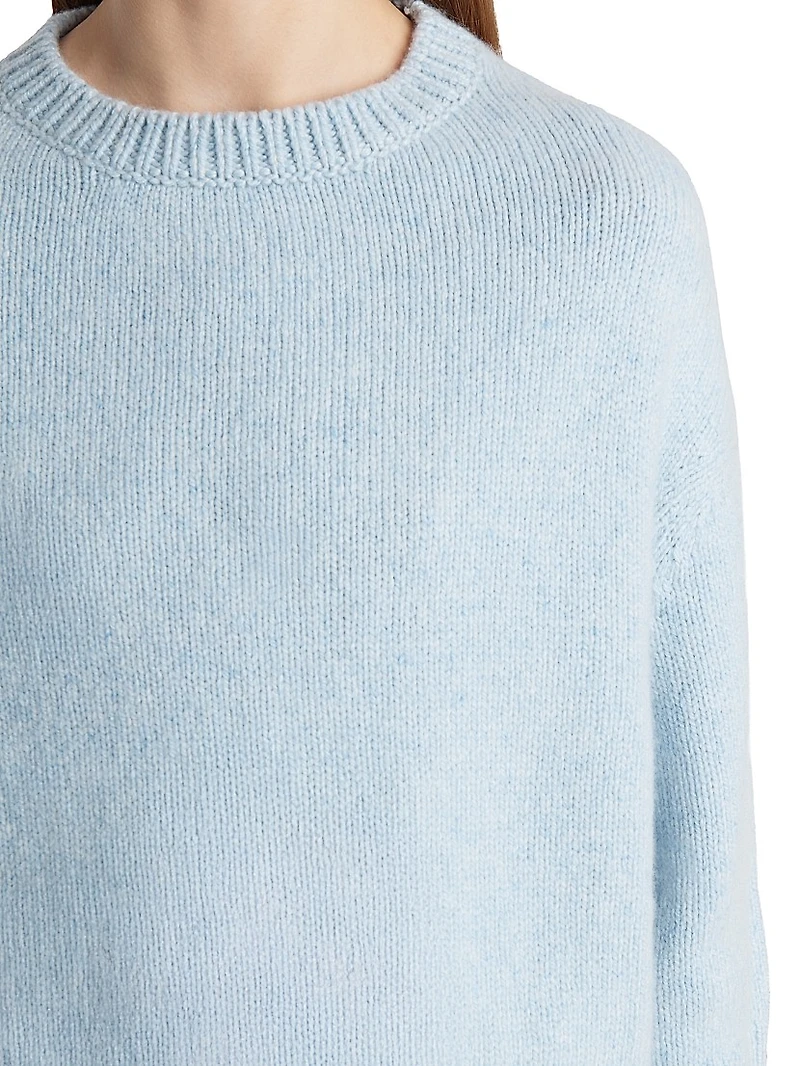 Sabina Drop-Shoulder Cashmere Sweater