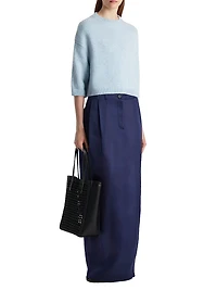 Sabina Drop-Shoulder Cashmere Sweater