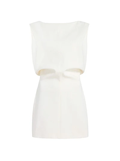 Toma Cotton Blouson Minidress