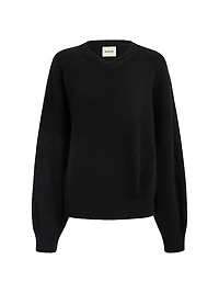 Wolfe Drop-Shoulder Cashmere Sweater