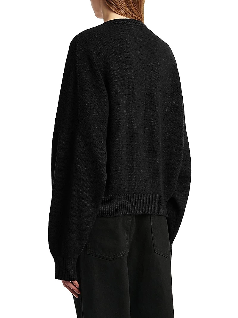 Wolfe Drop-Shoulder Cashmere Sweater