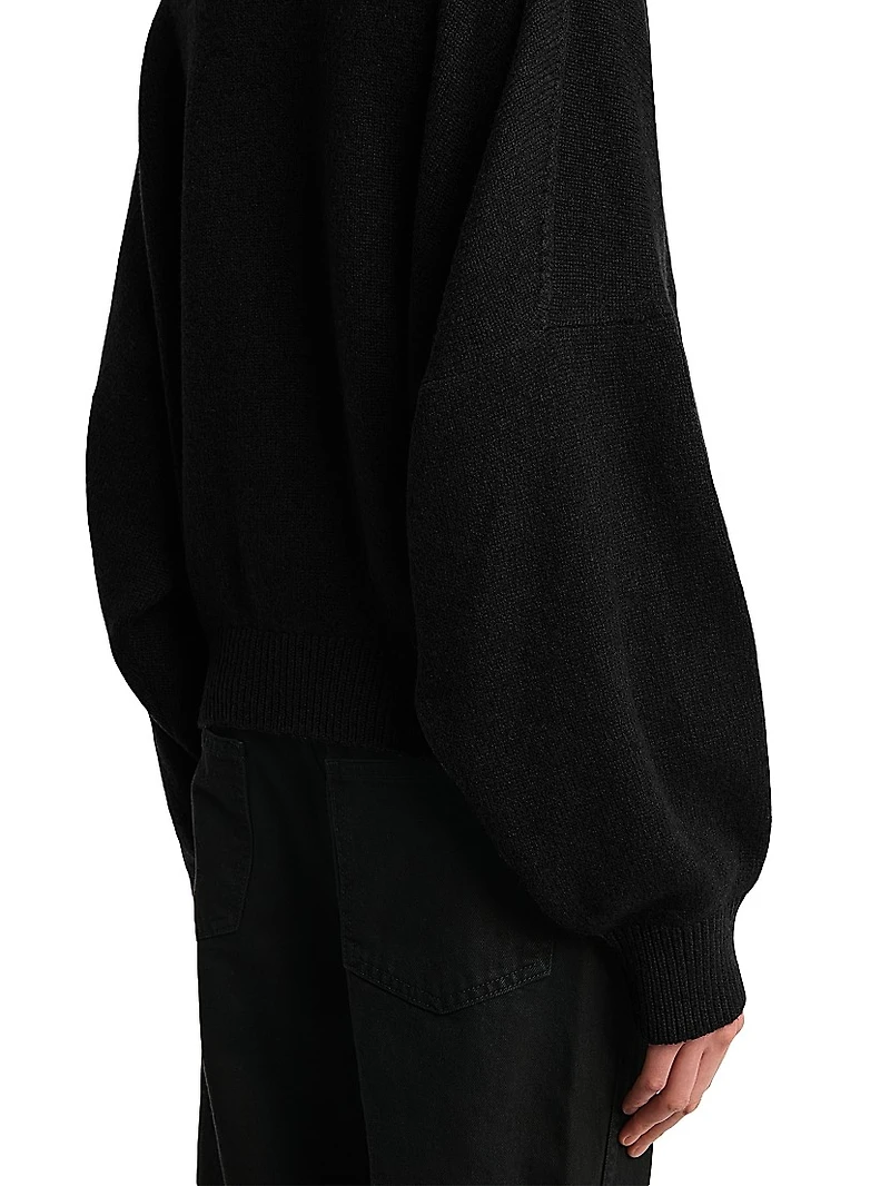 Wolfe Drop-Shoulder Cashmere Sweater