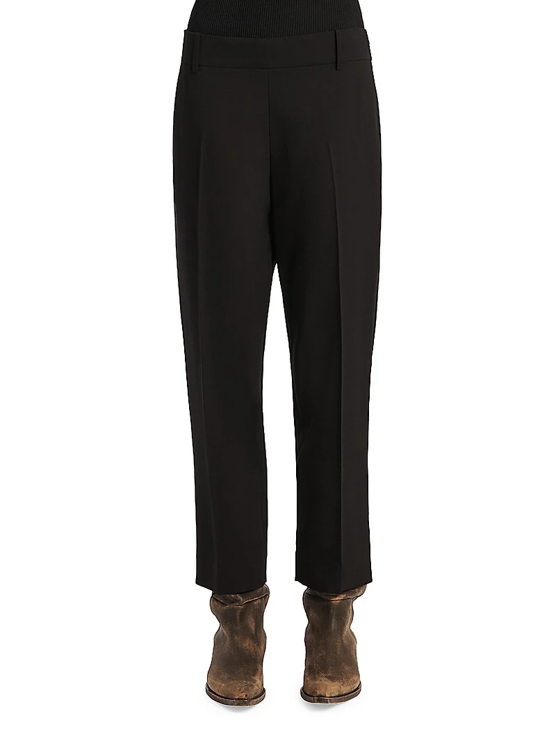 Cam Stretch Creased-Front Pants