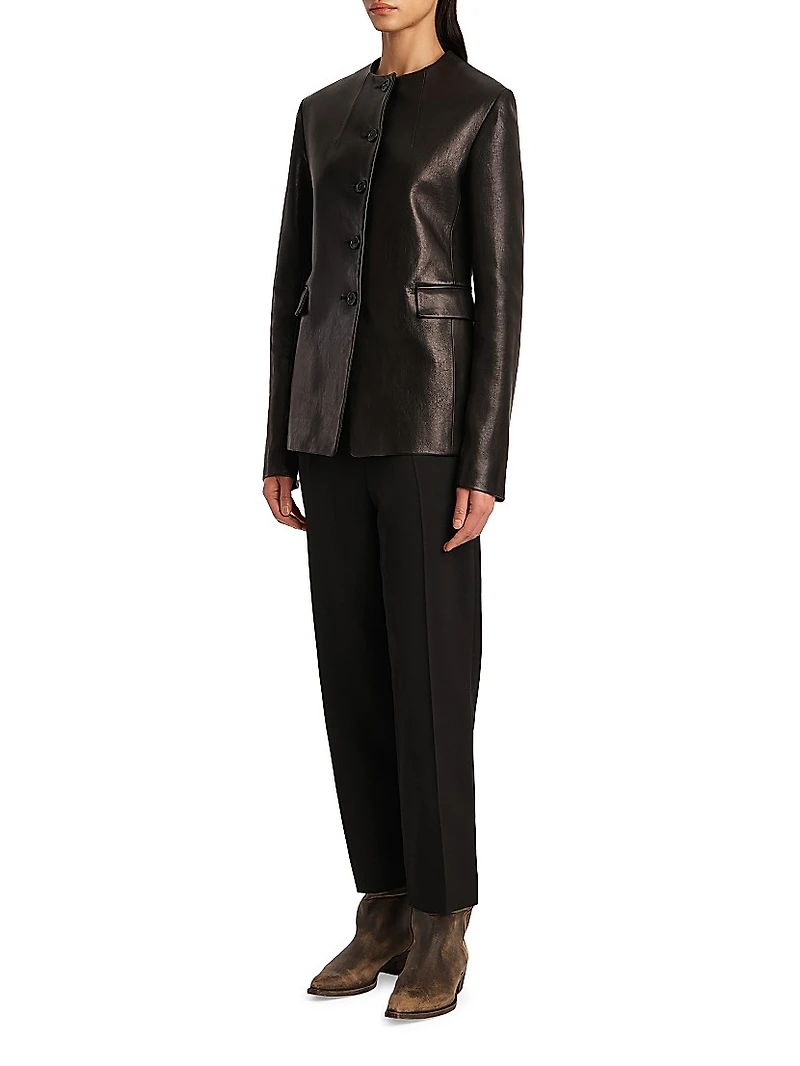 Cam Stretch Creased-Front Pants