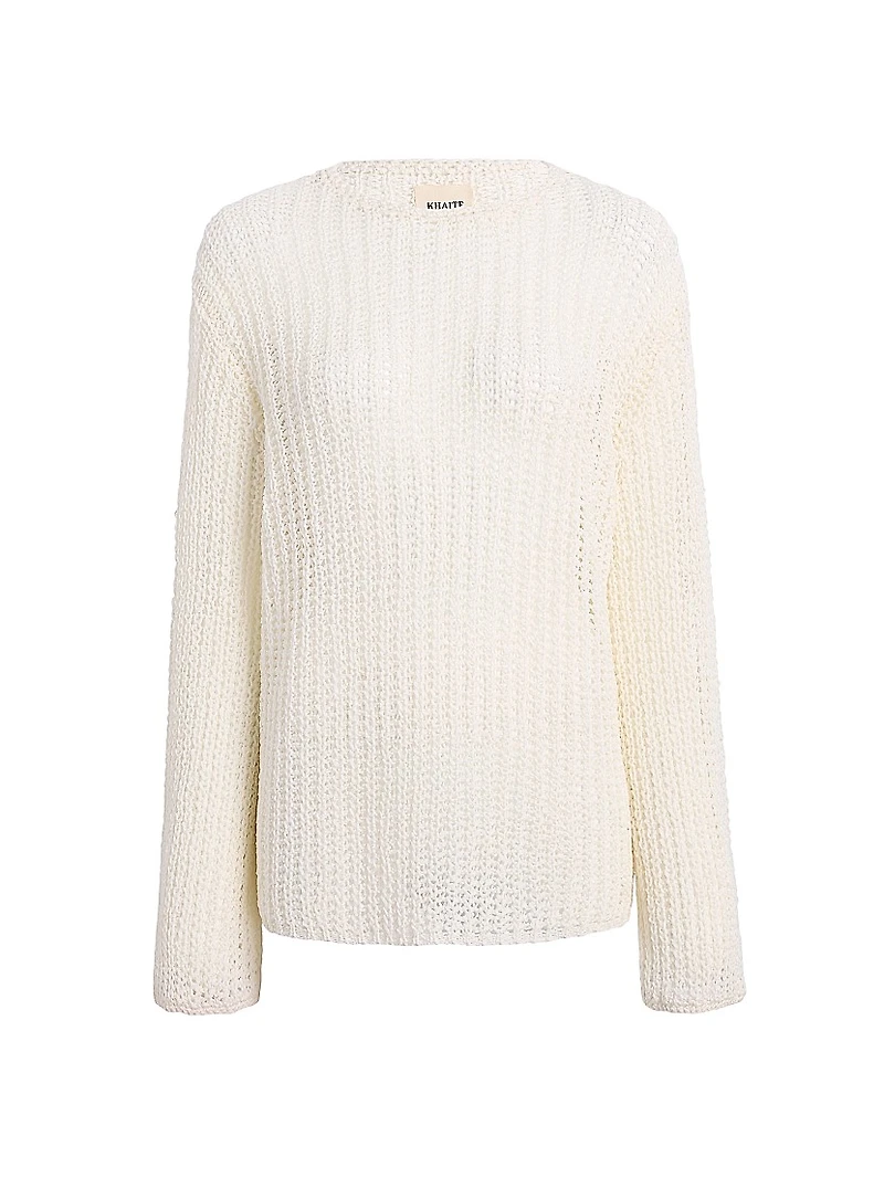 Elowen Cotton Longline Sweater
