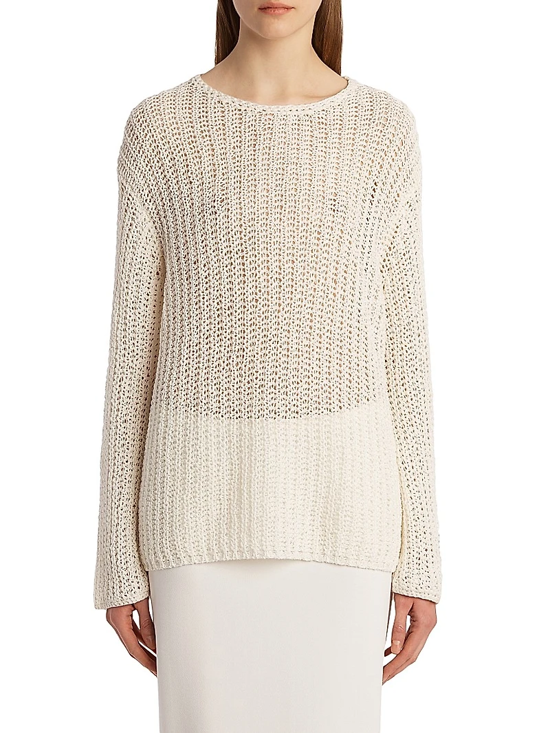 Elowen Cotton Longline Sweater