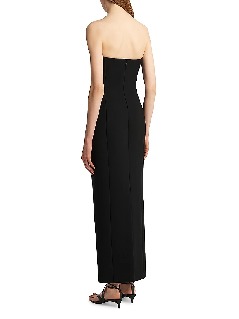 Cato Draped Asymmetric Gown