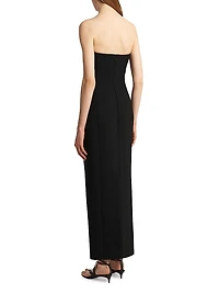 Cato Draped Asymmetric Gown