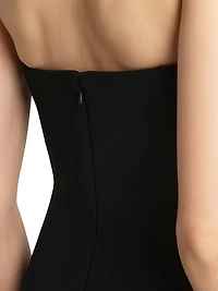 Cato Draped Asymmetric Gown