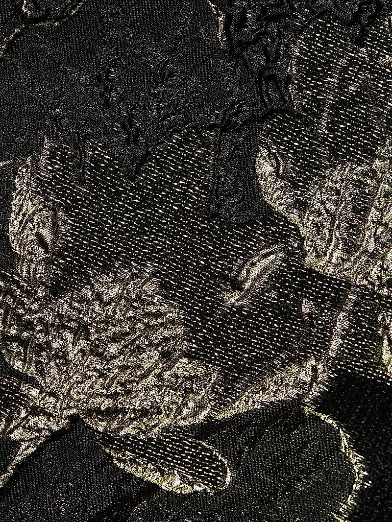 Allie Floral Jacquard Bandeau Gown