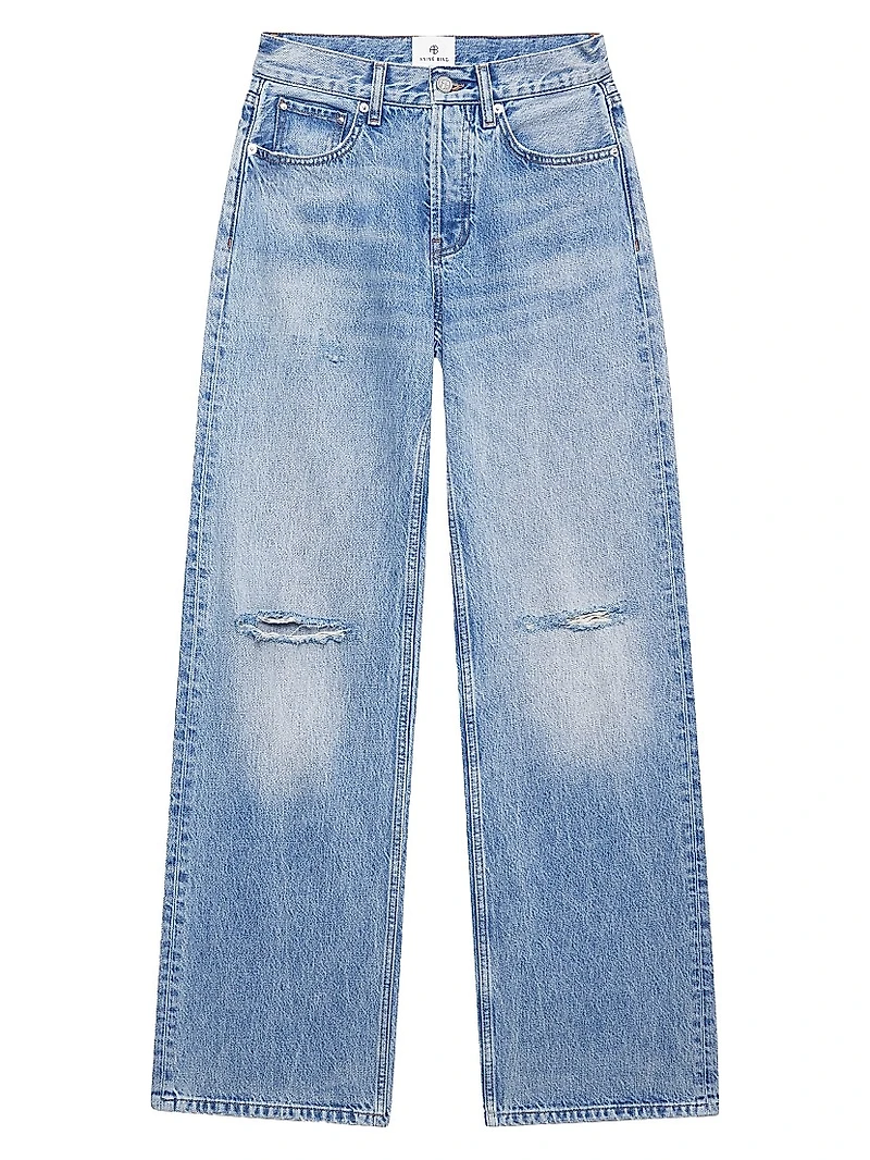 Hugh Relaxed-Fit Destructed Jeans