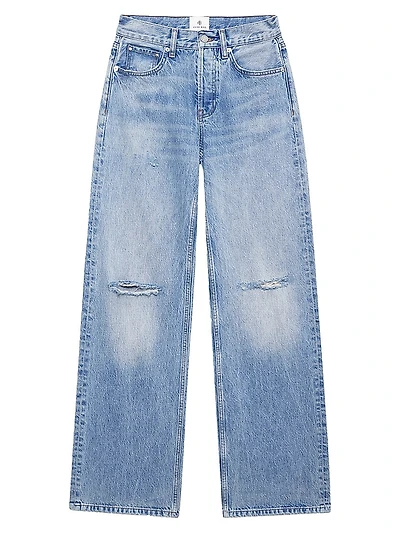 Hugh Relaxed-Fit Destructed Jeans