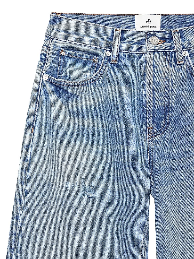 Hugh Relaxed-Fit Destructed Jeans