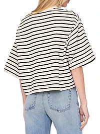 Myers Striped Cropped T-Shirt
