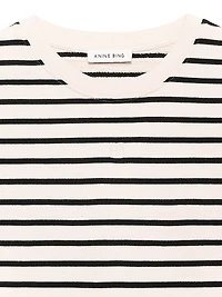 Myers Striped Cropped T-Shirt