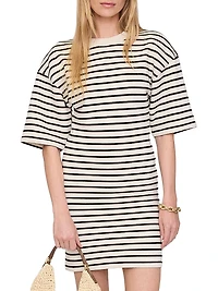 Mona Striped T-Shirt Minidress