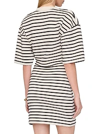 Mona Striped T-Shirt Minidress