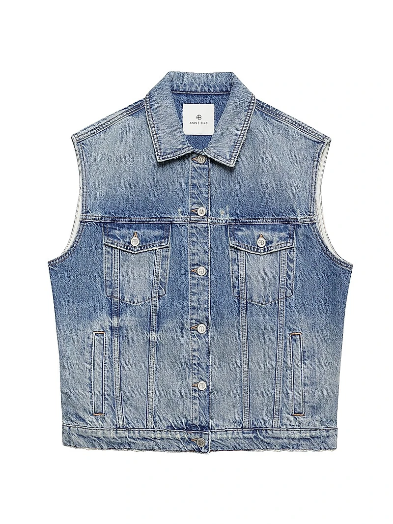 Rory Denim Boxy Vest