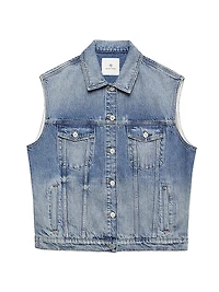 Rory Denim Boxy Vest