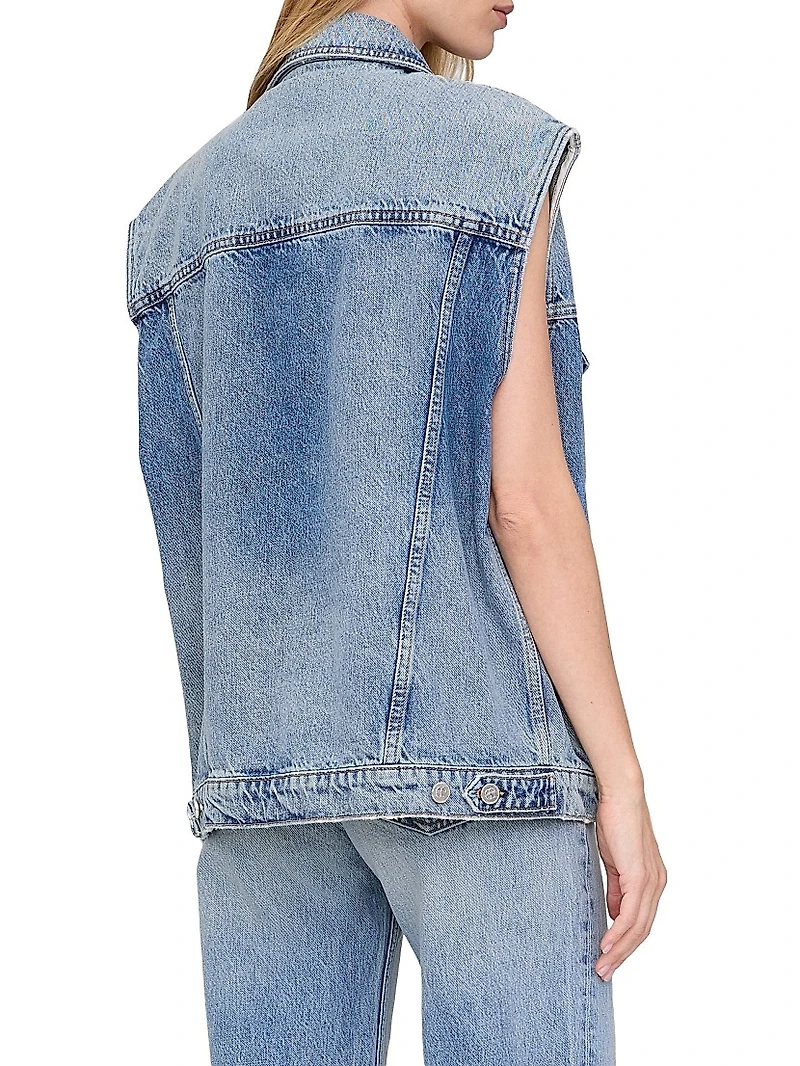 Rory Denim Boxy Vest