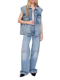 Rory Denim Boxy Vest