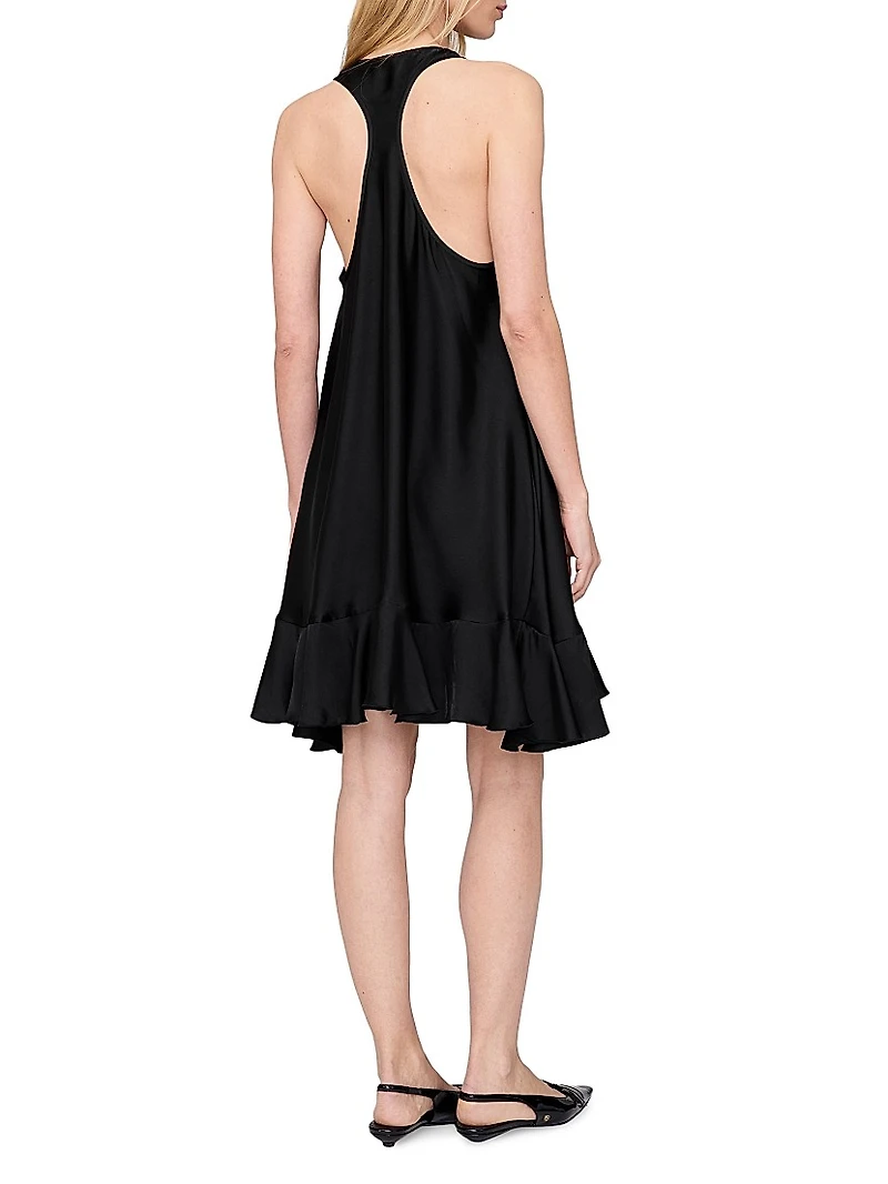 Lilith Silk-Blend Minidress