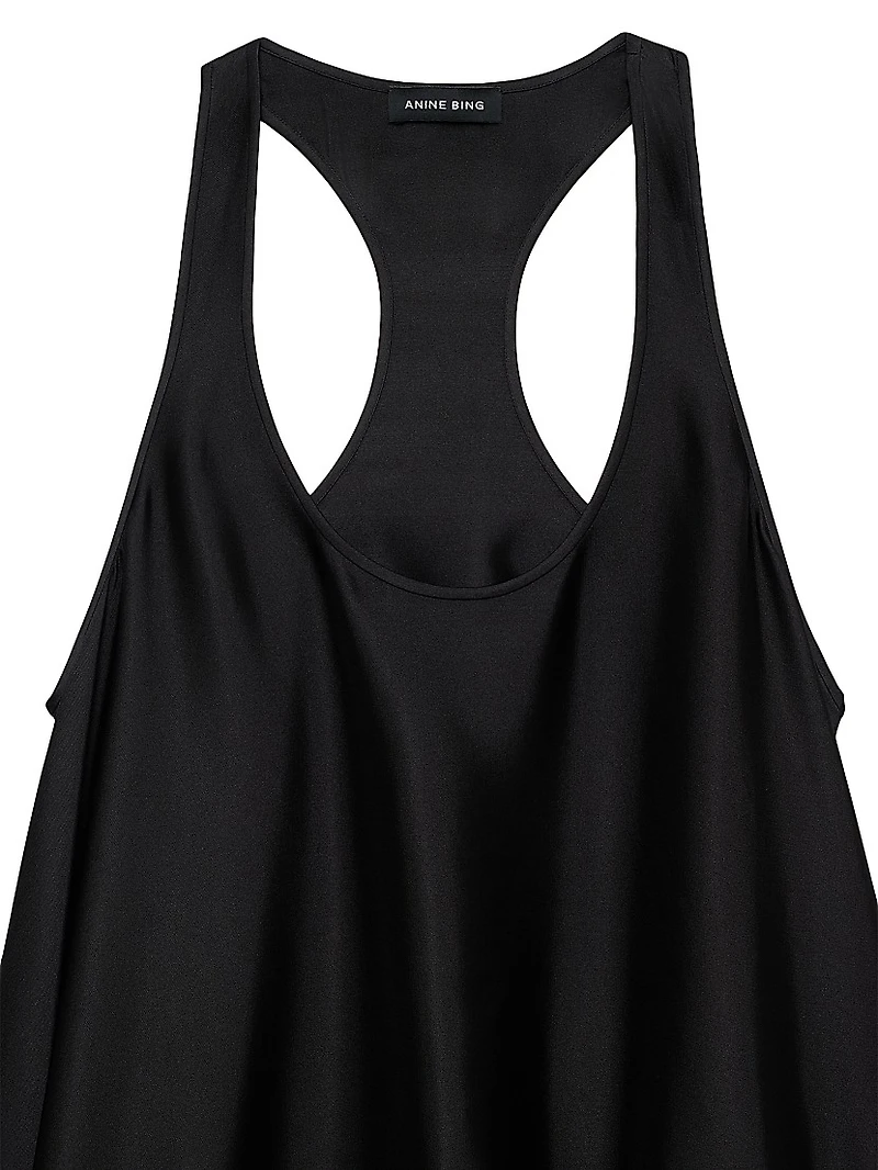 Lilith Silk-Blend Minidress