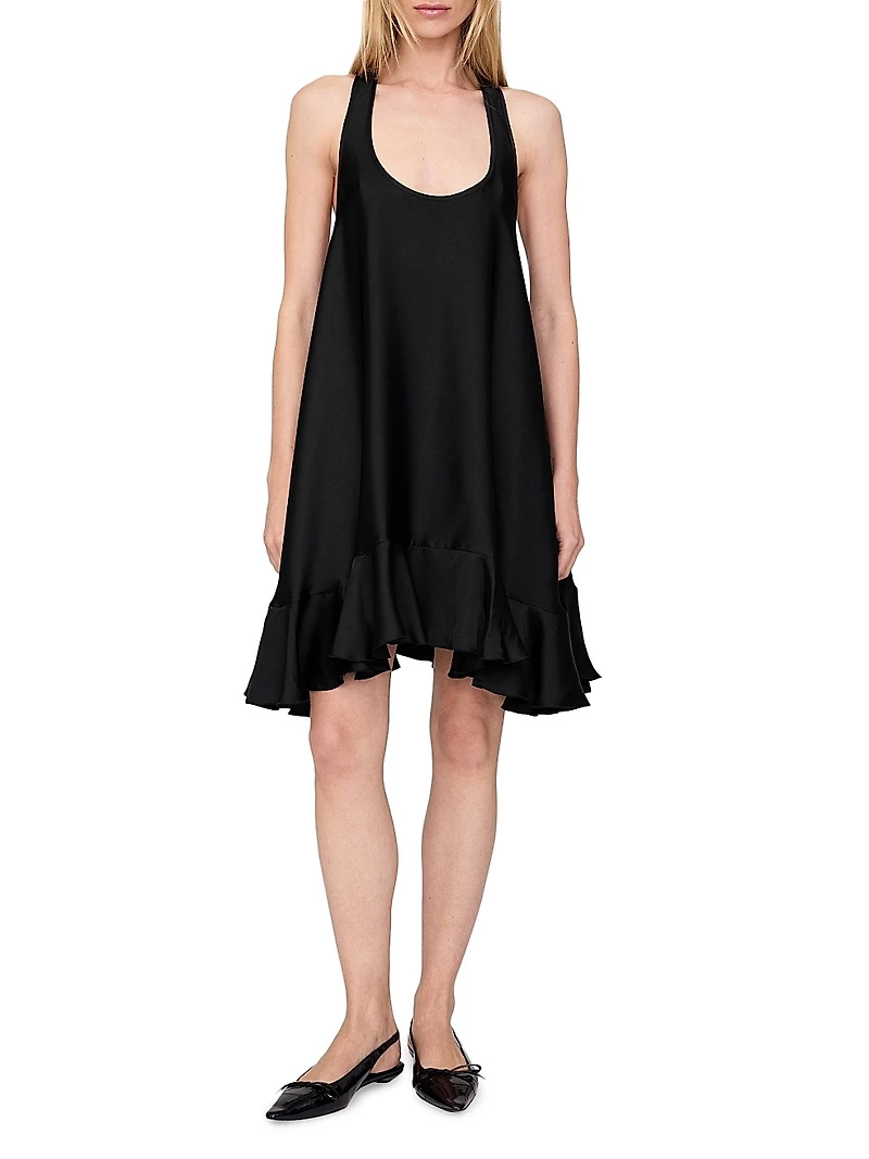 Lilith Silk-Blend Minidress