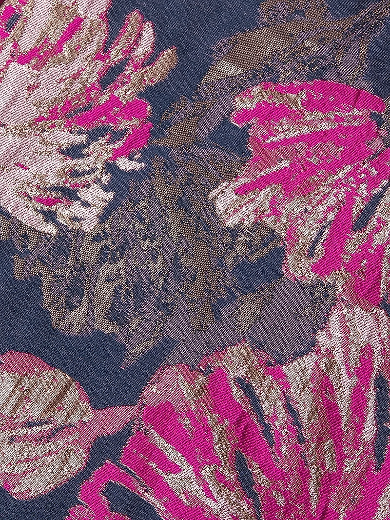 Maren Floral Brocade A-Line Gown