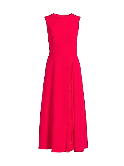Elliot Crepe Midi-Dress