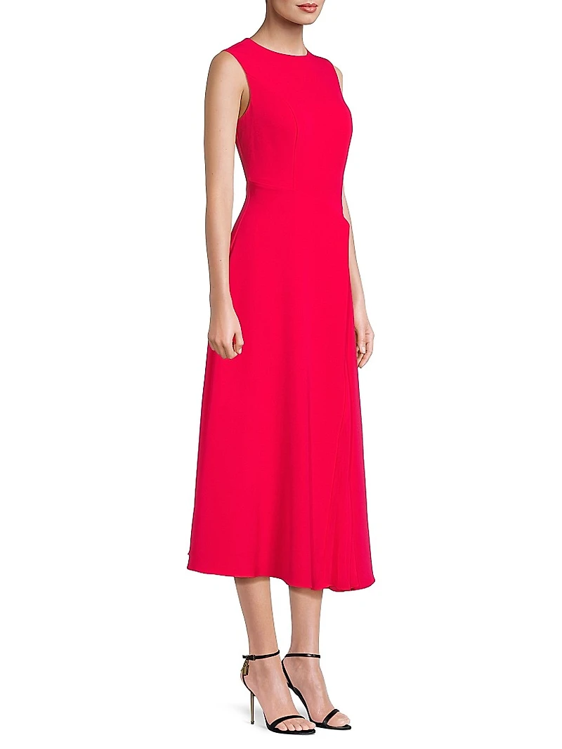 Elliot Crepe Midi-Dress