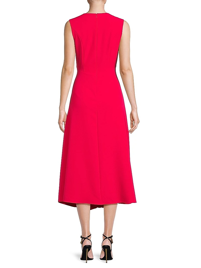 Elliot Crepe Midi-Dress