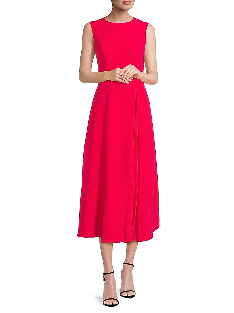 Elliot Crepe Midi-Dress