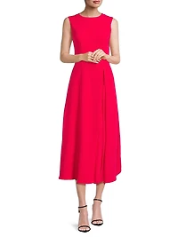 Elliot Crepe Midi-Dress