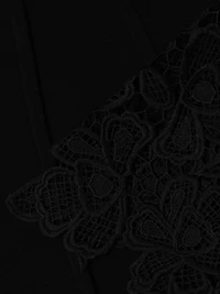 Noelle Lace-Trimmed Cardigan